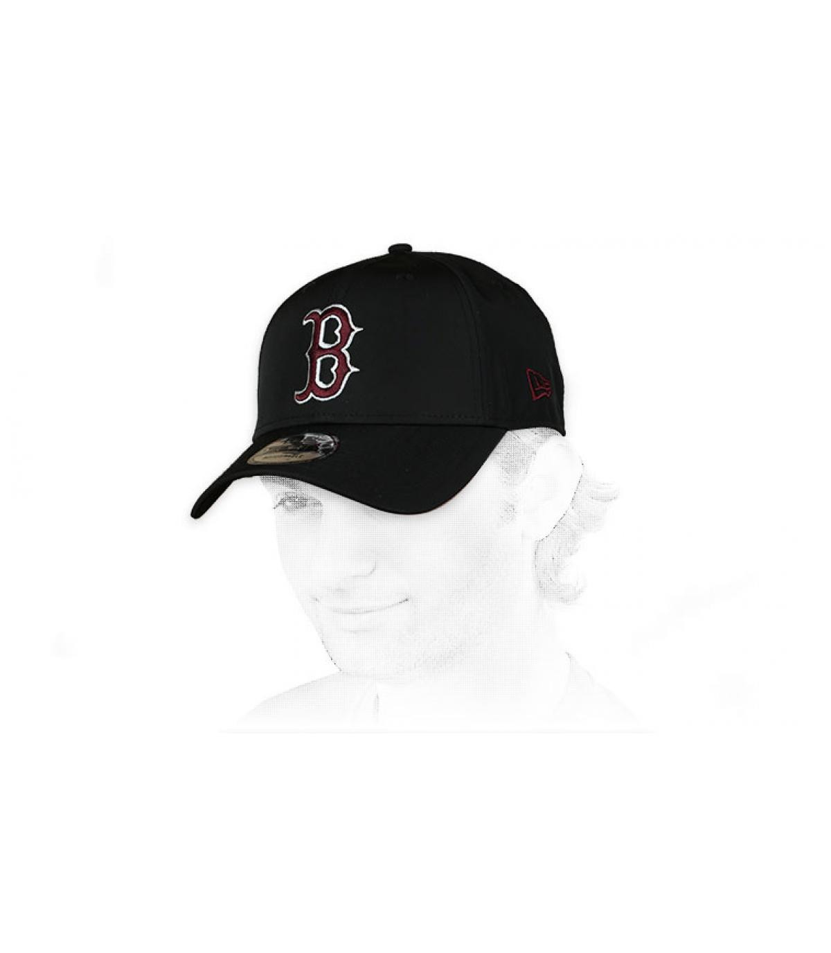 cappuccio B nero MLB 940 Boston black